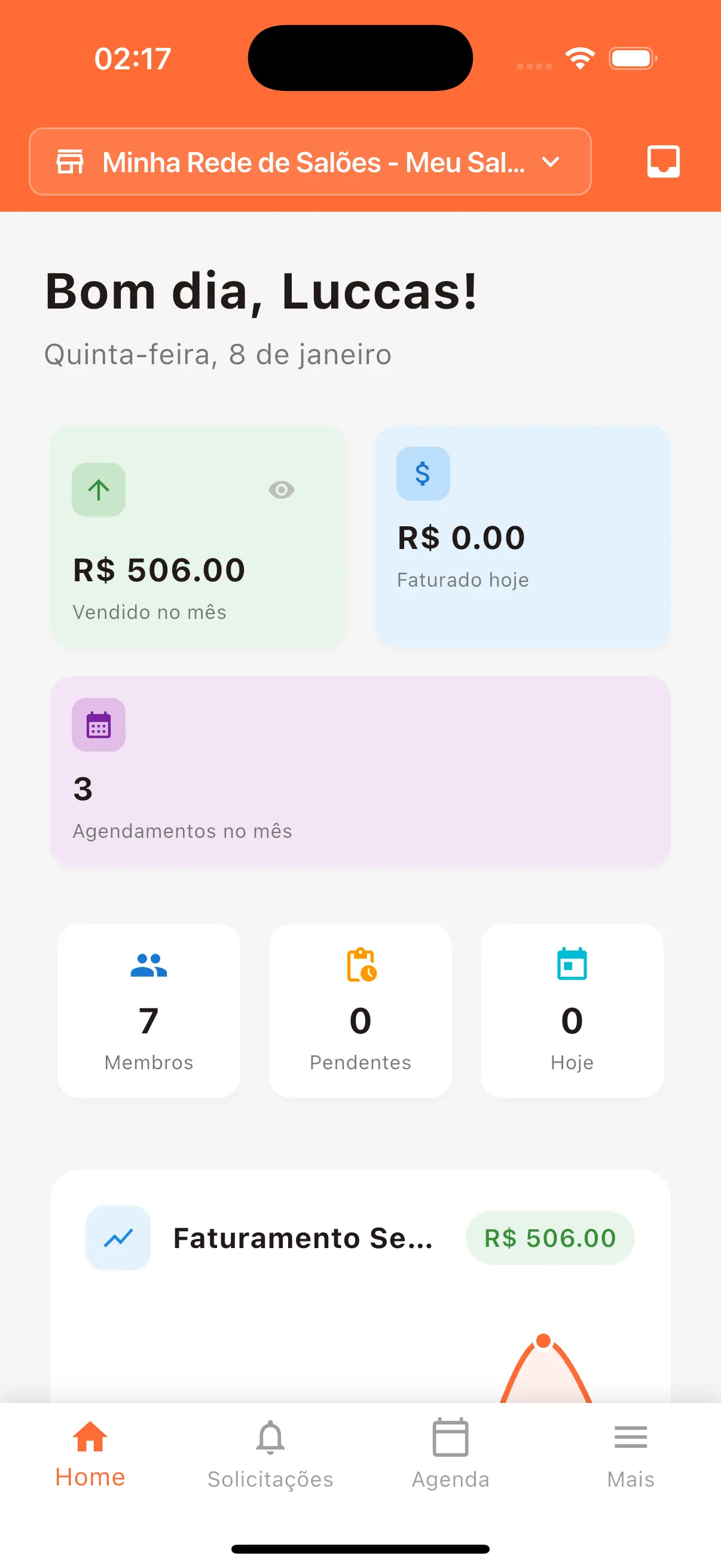 Comanda VIP - App de gestão para salões